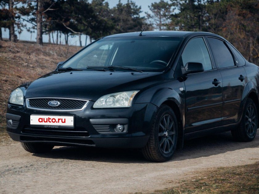 Ford focus 2 2006 седан черный