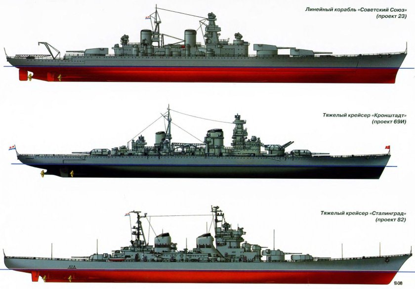 Линкор типа Советский Союз проект-23