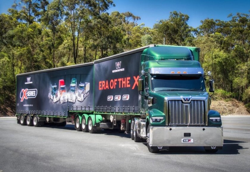 Австралийский грузовик кенворт