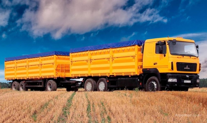 МАЗ 6501в9 зерновоз