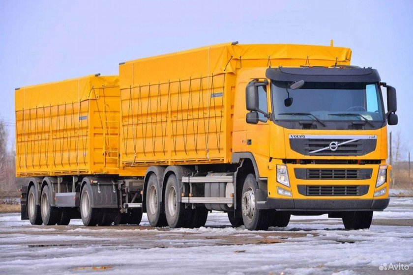 КАМАЗ Volvo зерновоз