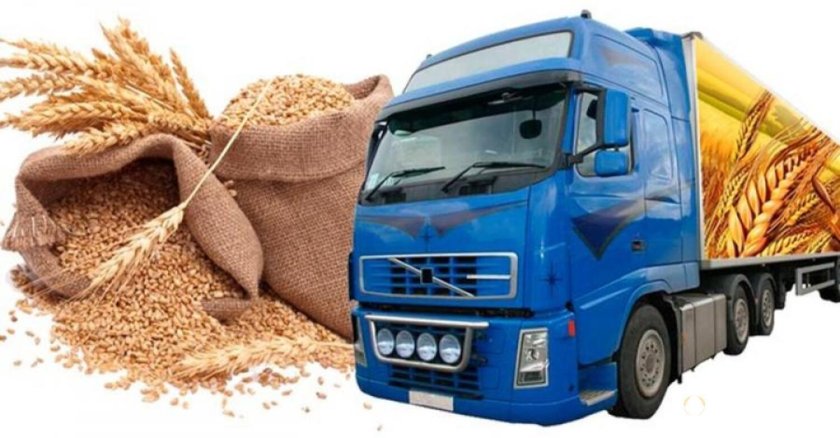 Грузовик с зерном