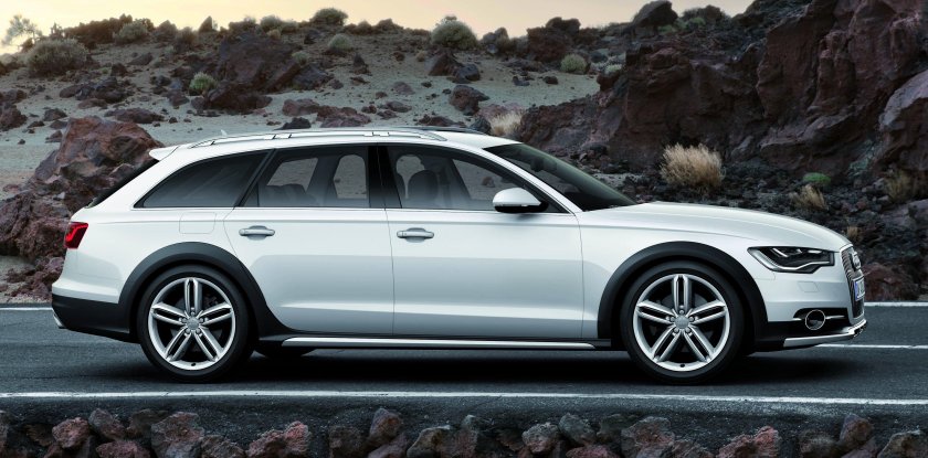 Ауди а6 Олроуд 2014 белый