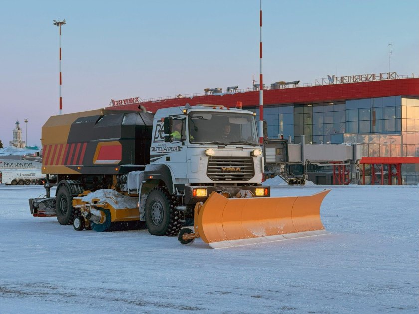 Шнекороторный снегоочиститель
