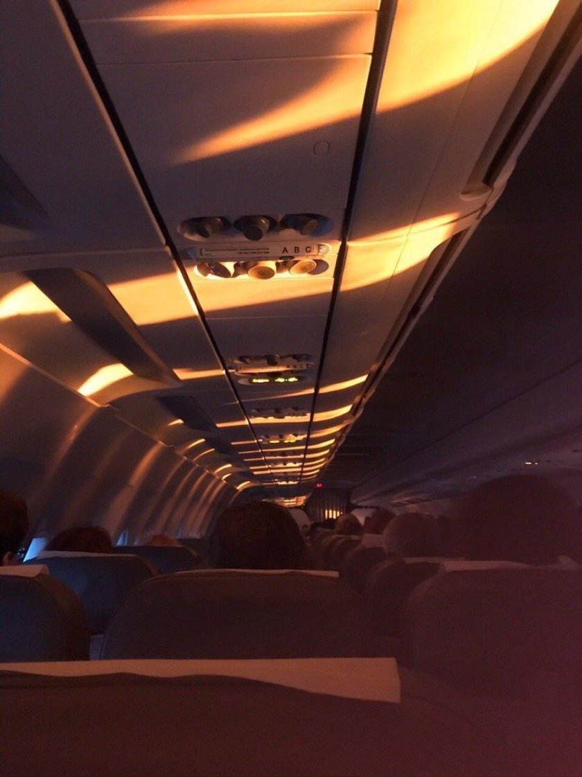 Салон самолета