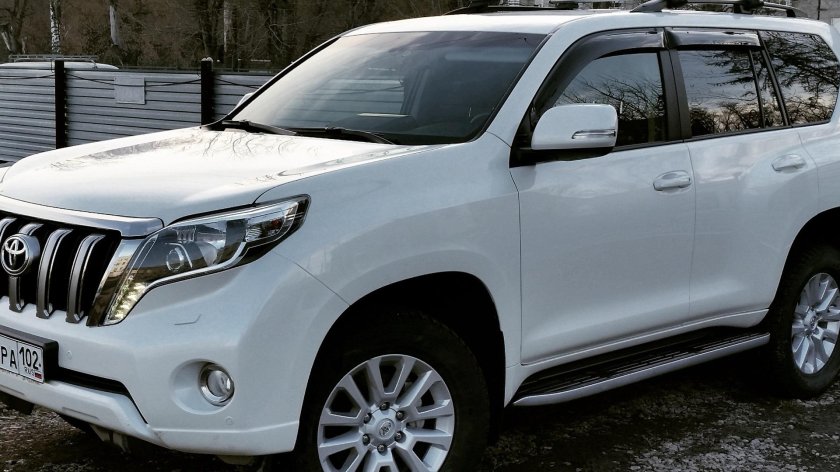 Тойота Прадо 150 белый перламутр