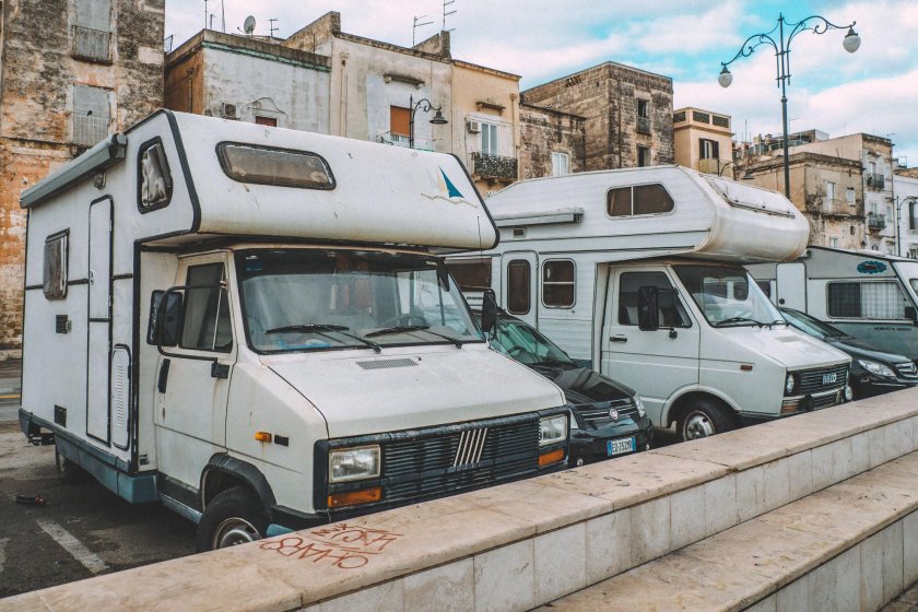 Дом на колесах старый