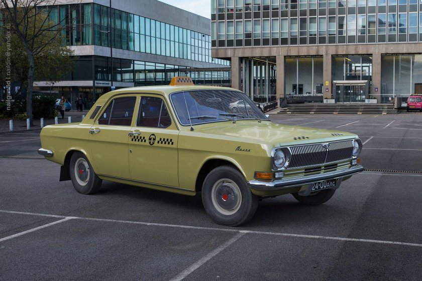 ГАЗ 24 такси СССР