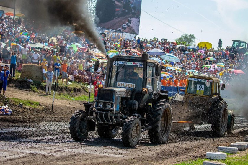 Трактора Бизон трек шоу