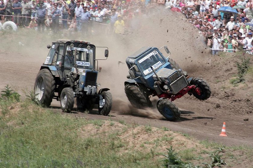 Трактора Бизон трек шоу