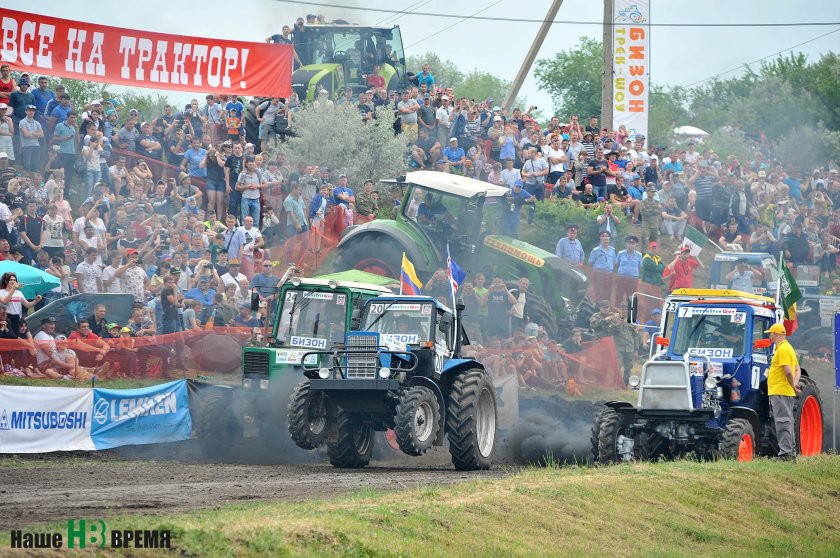 Трактора Бизон трек шоу