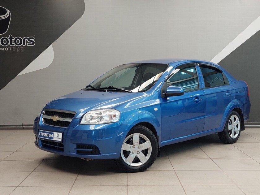 Шевроле Авео 2008 седан синий