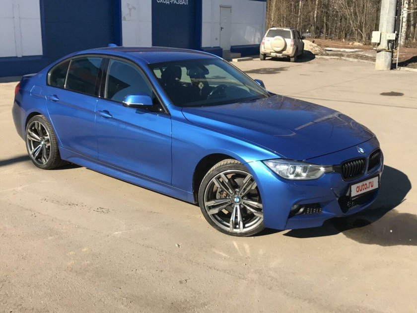 Bmw 3 f30 синяя