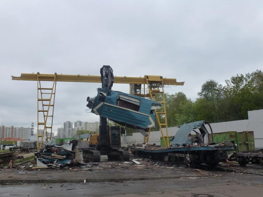 ТЧ-16 Митино утилизация вагонов