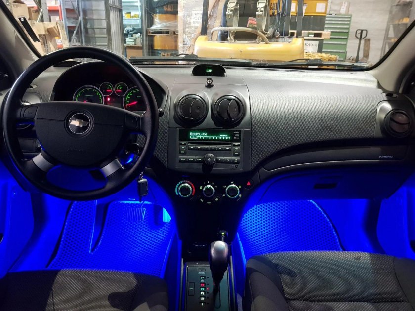 Авео т250 салон