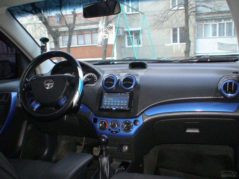 Авео t250 салон