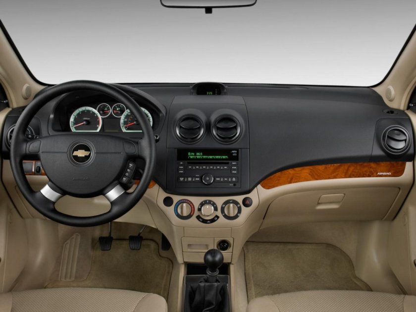 Chevrolet Aveo t250 салон