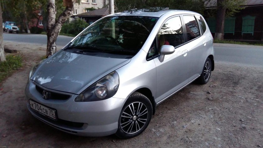 Хонда фит 2007 серый