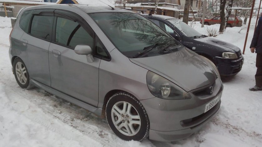 Хонда фит 2003 серая