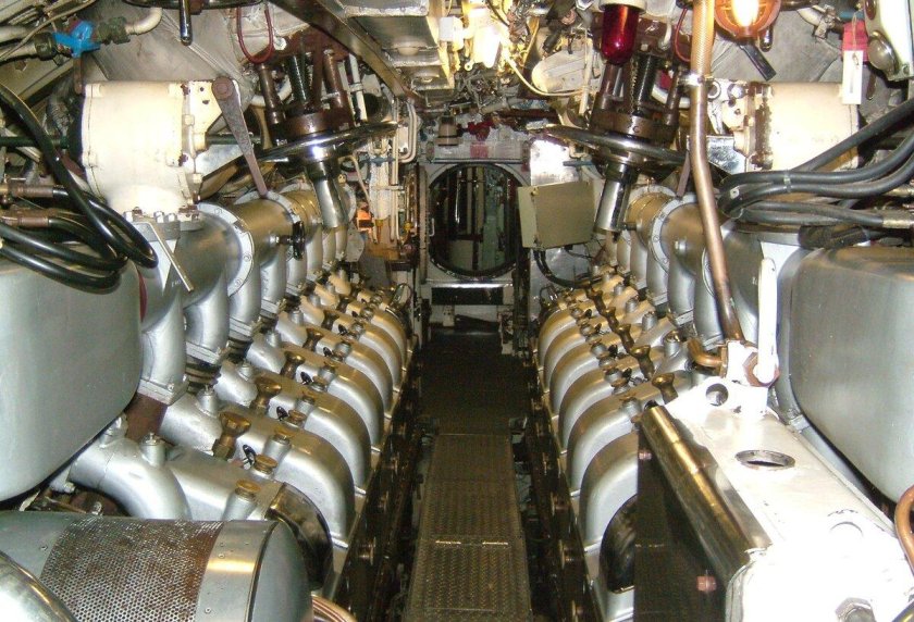 Внутри подводной лодки пр. 877