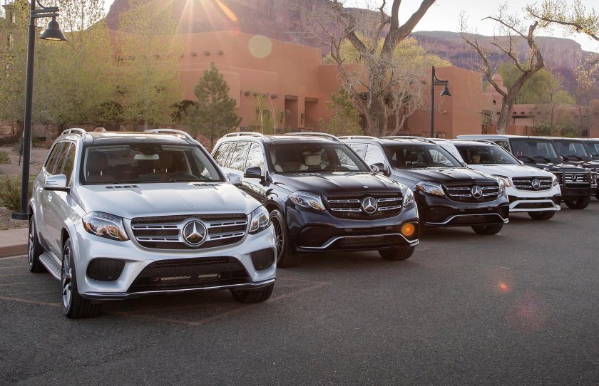 Линейка джипов Мерседес