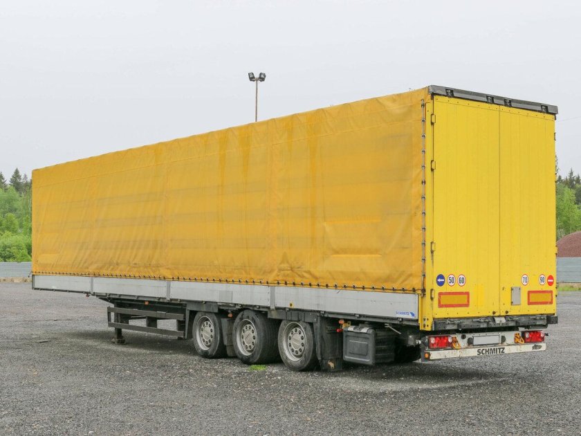 Полуприцеп мега тентованный