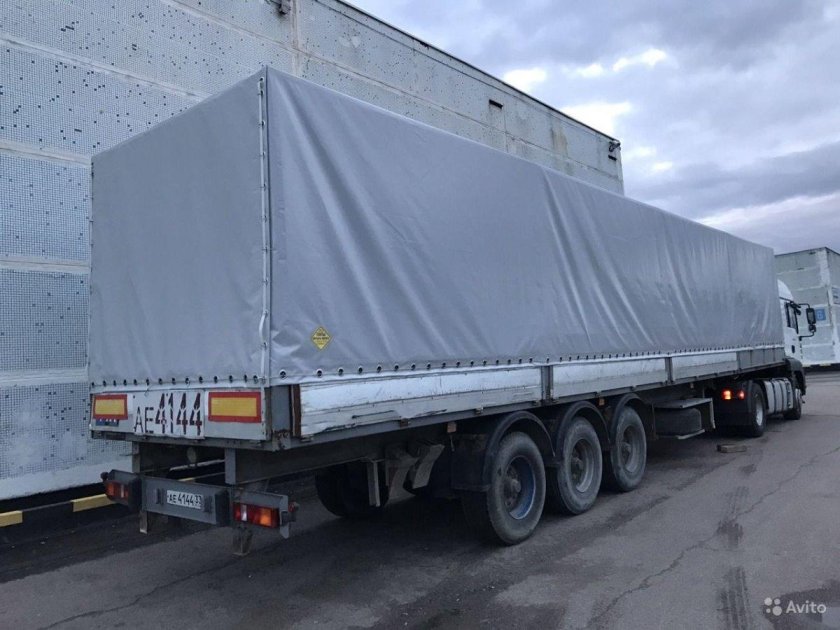 Тентованный полуприцеп 20 тонн