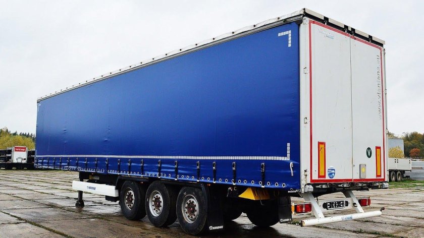 Полуприцеп Krone SD тентованный