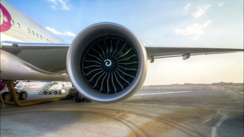 Турбина двигателя самолета