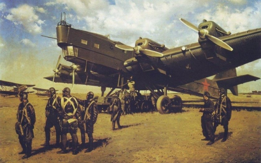 ТБ-3 бомбардировщик