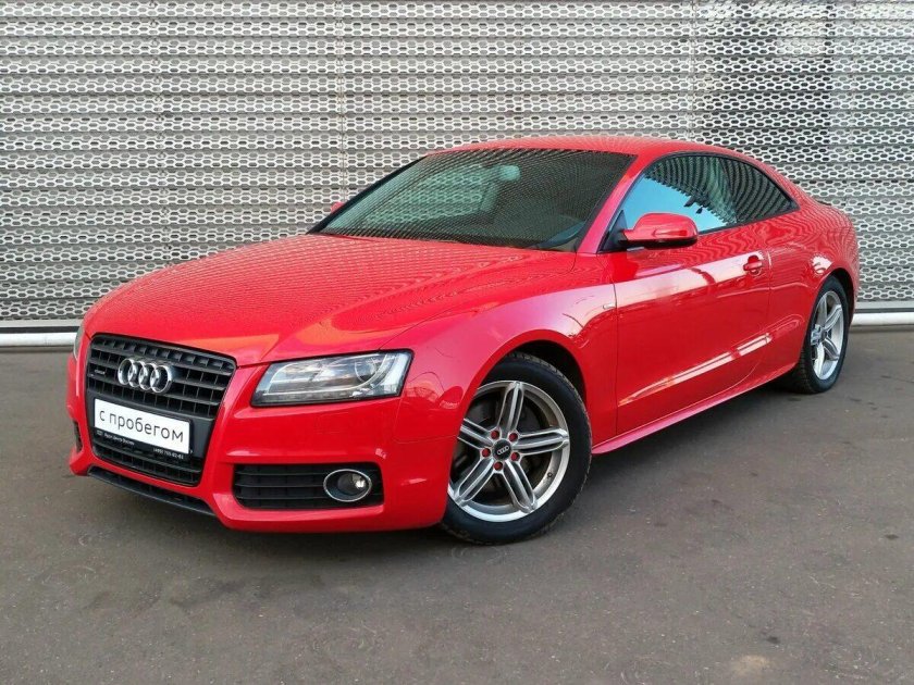 Ауди а5 купе красная