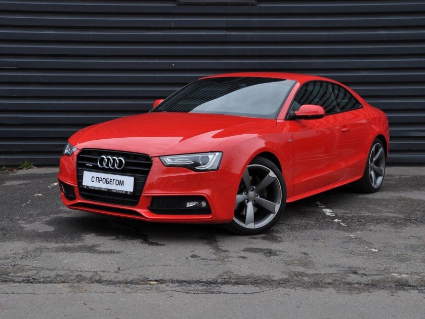 Ауди а5 купе красная