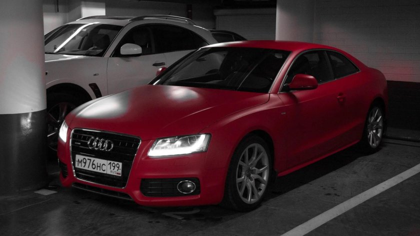 Ауди а6 красная