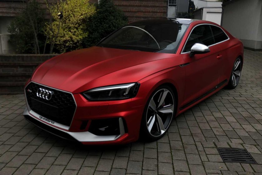 Ауди а5 красный матовый