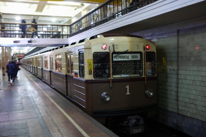 Ретропоезд сокольники метро