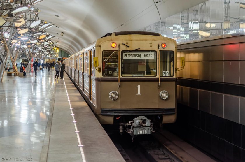 Ретро поезд Сокольники
