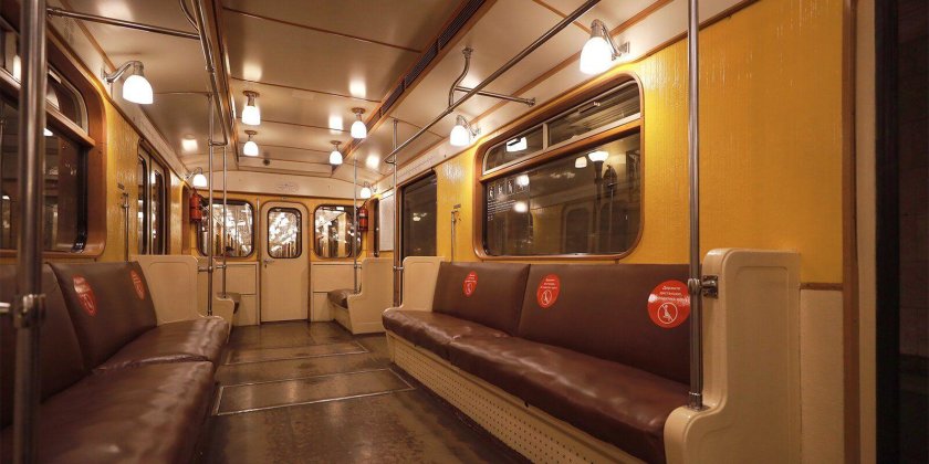 Ретро поезд Сокольники