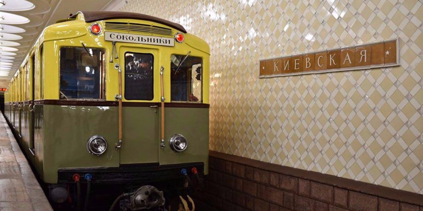 Ретро поезд Сокольники