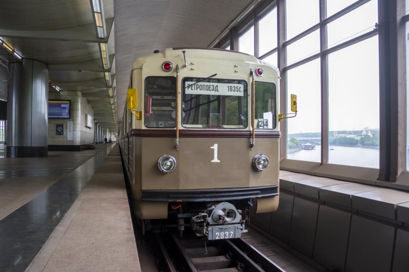 Ретро поезд Сокольники 2010