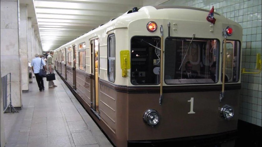 Ретропоезд Сокольники метро