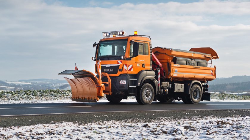 Ман тгс снегоуборочная машина