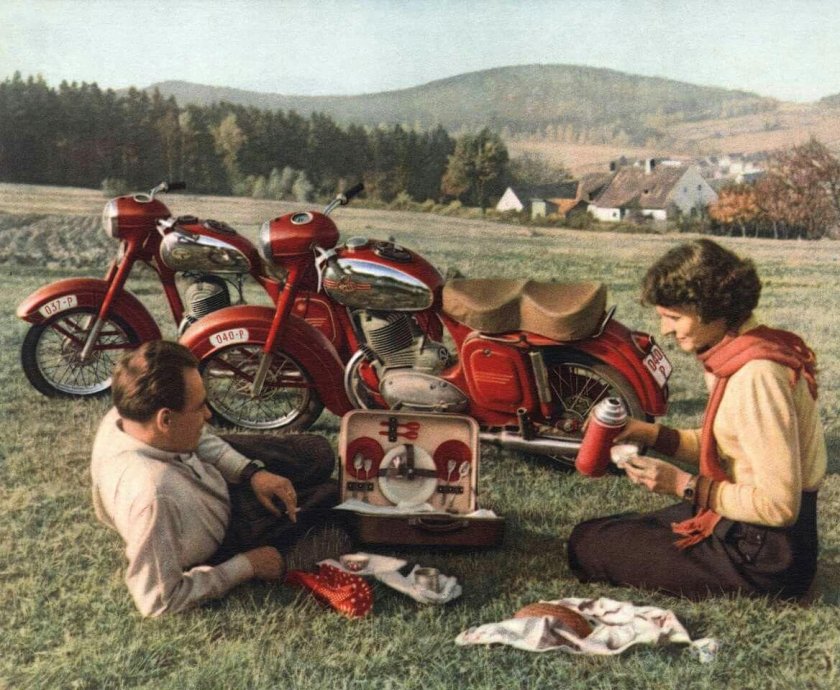 Мотоцикл Ява 1960