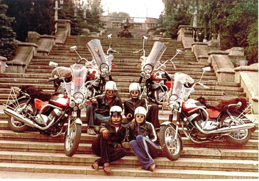 Мотоцикл Ява рокеры 80