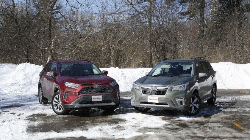 Субару Форестер и рав 4