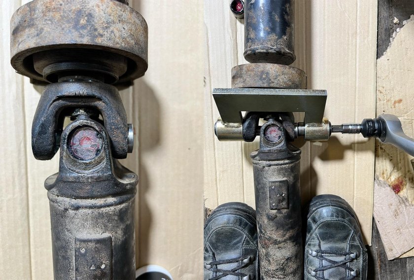 Замена крестовины карданного вала ваз 2107