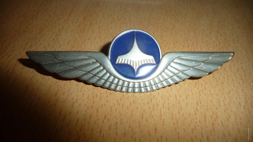 Кокарда летчика России гражданской авиации