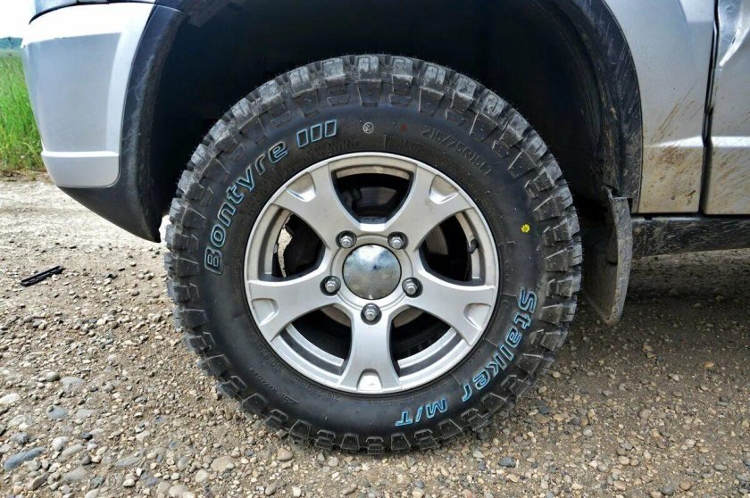 Шевроле Нива на резине 215/75-15