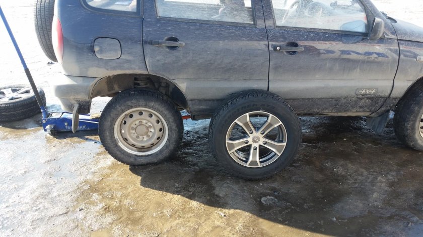 Шевроле Нива на резине 195/65 r15