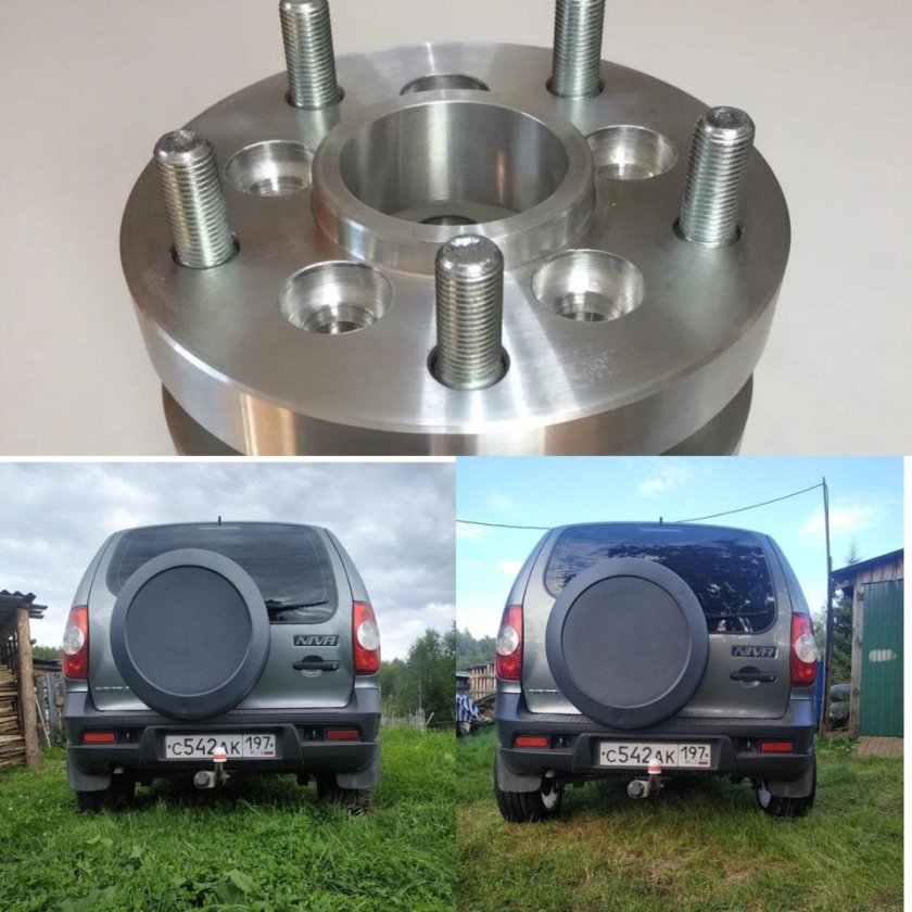 Колёсные проставки на ниву Шевроле