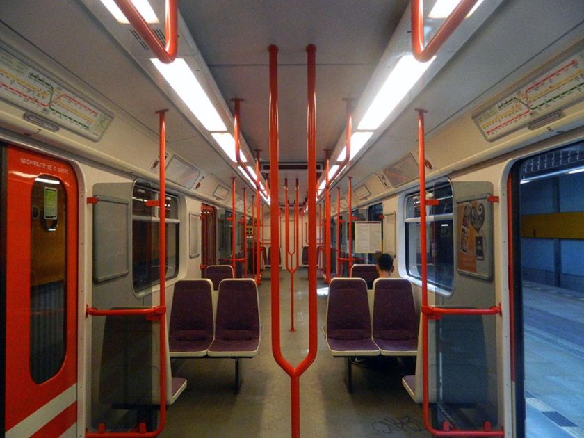 Метро Прага вагон